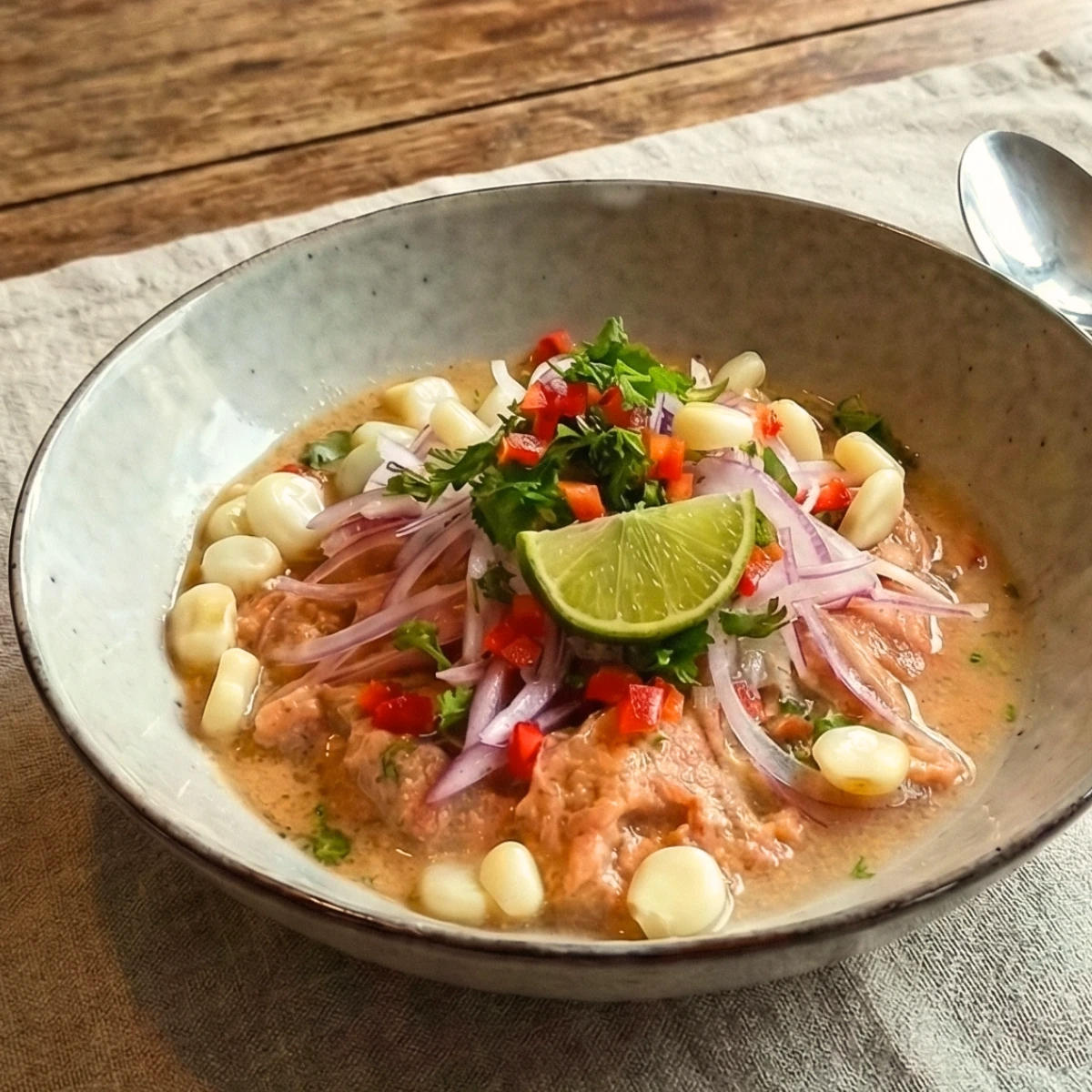 Ceviche de salmón